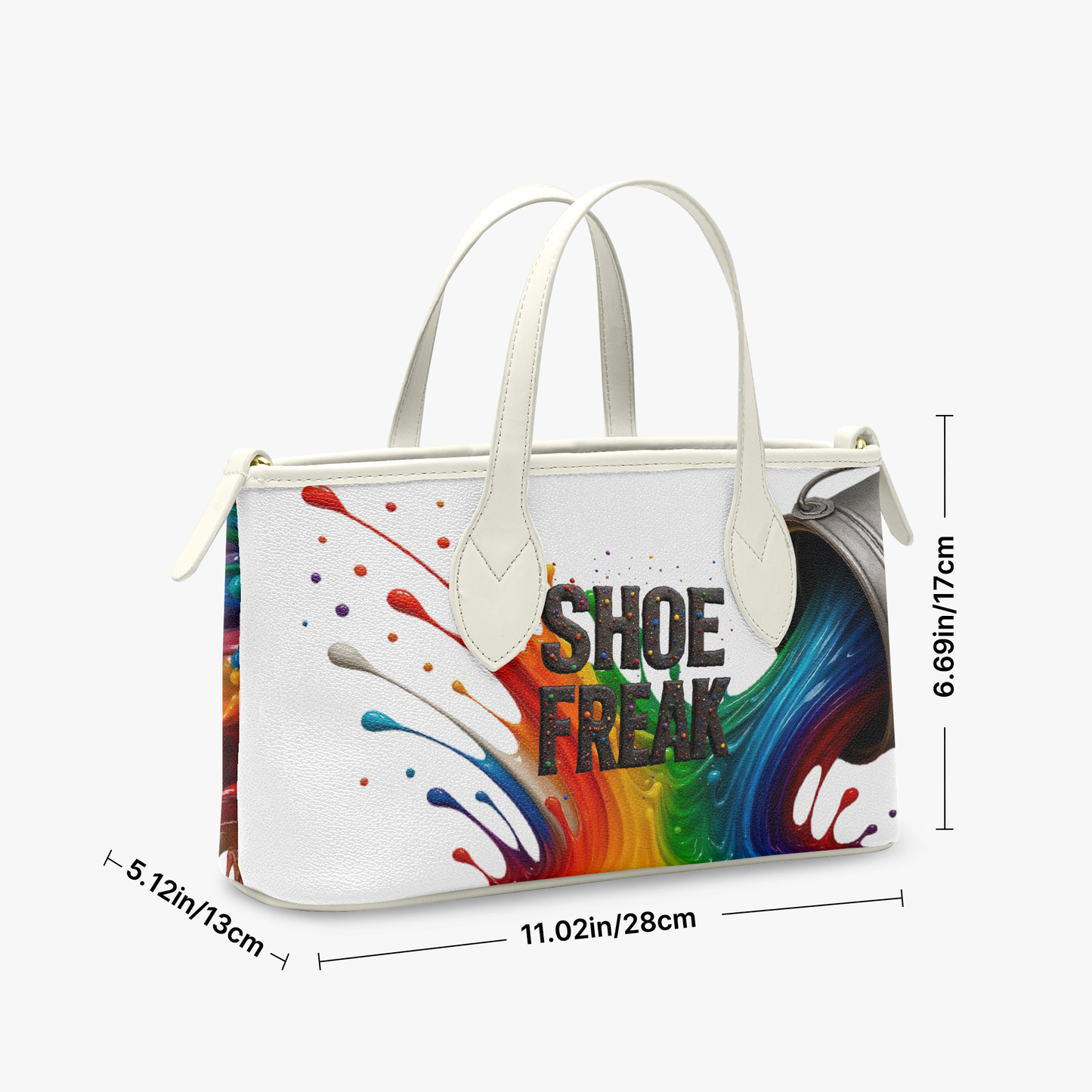 Shoe Freak Spilled Paint Tote bag