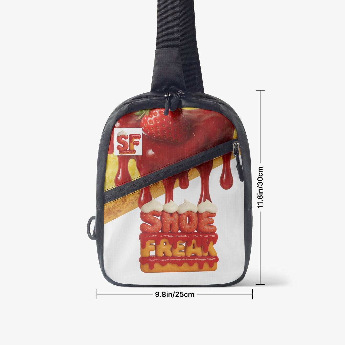 Strawberry Pound Cake Sling Shoulder Bag
